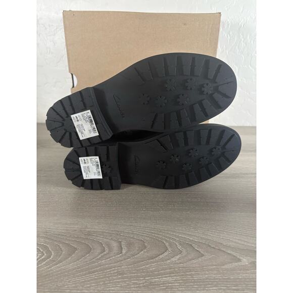 Clarks Opal Sky Black Suede Women's Boots Size 5.5 Medium- NIB - Picture 6 of 7